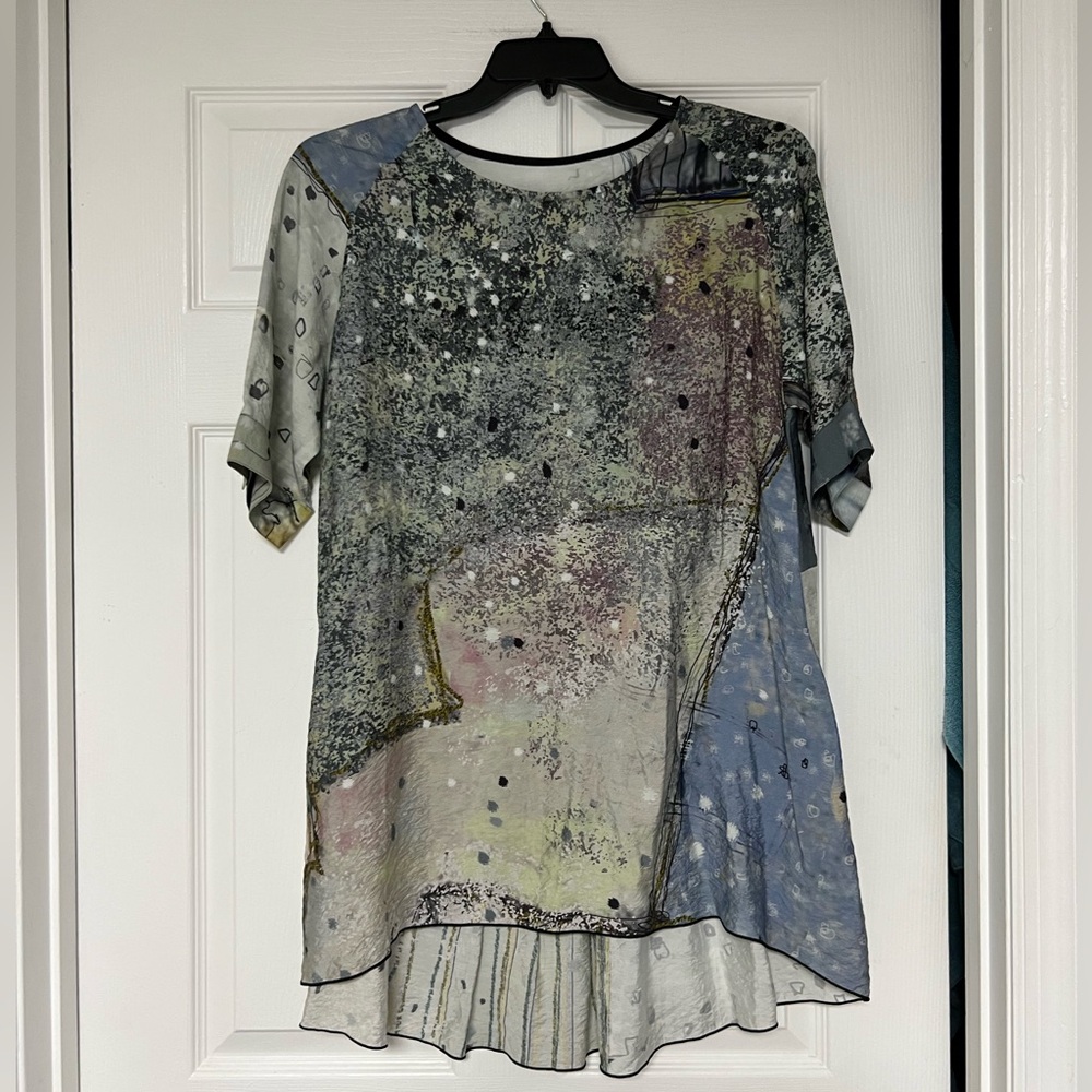 Artistic Abstract Women's Blouse